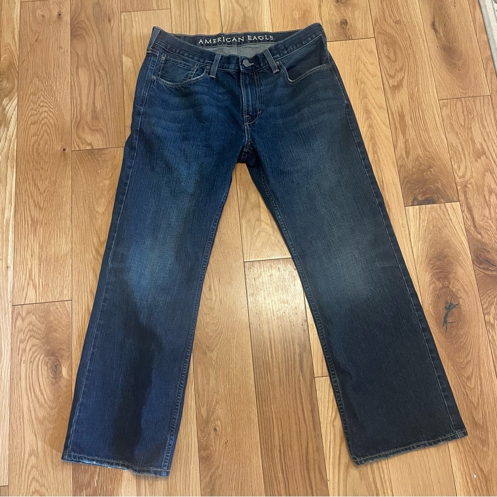 American Eagle men’s low rise boot cut jeans size 34X30